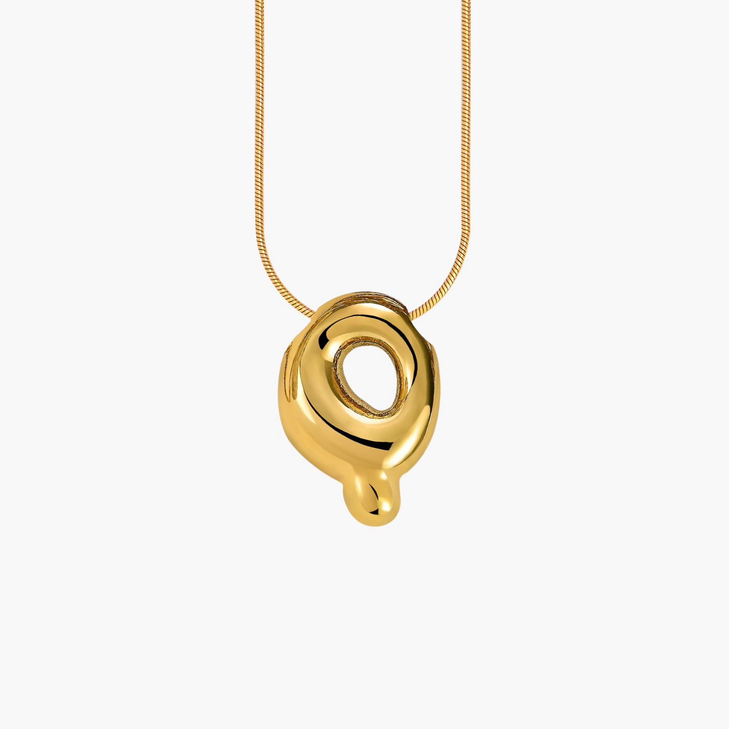LuxLetters™ Bubble Initial Necklace